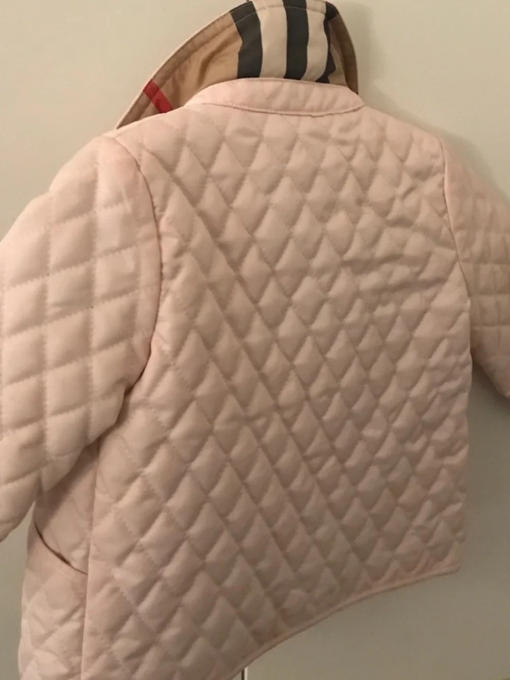 Burberry pink infant jacket